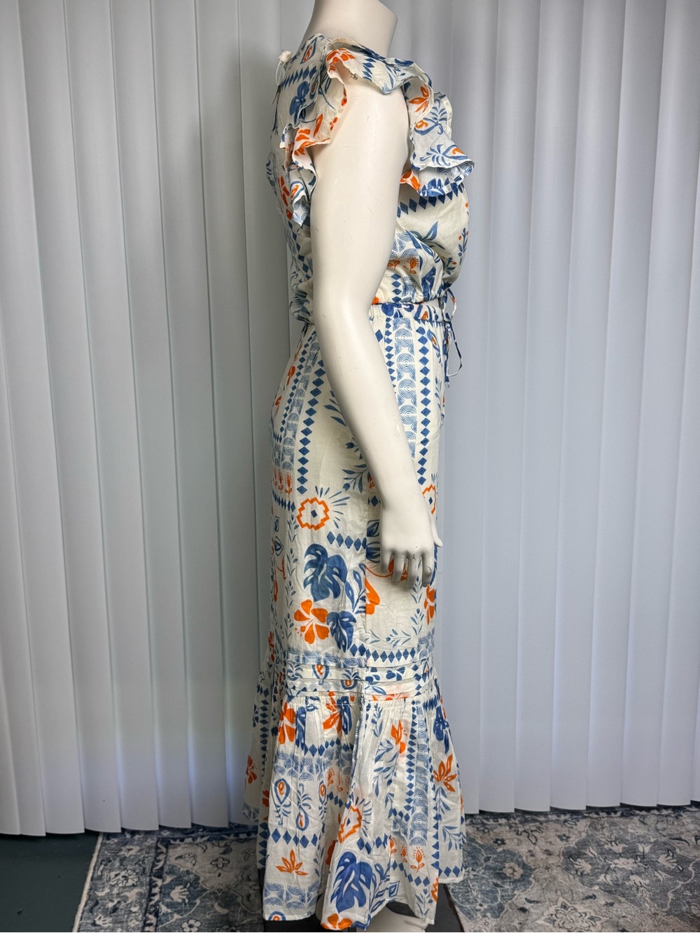 Bila 77 2 Piece Cotton Tropical Floral Skirt Set M NWT Boho Resort Matching Set - Picture 5 of 15